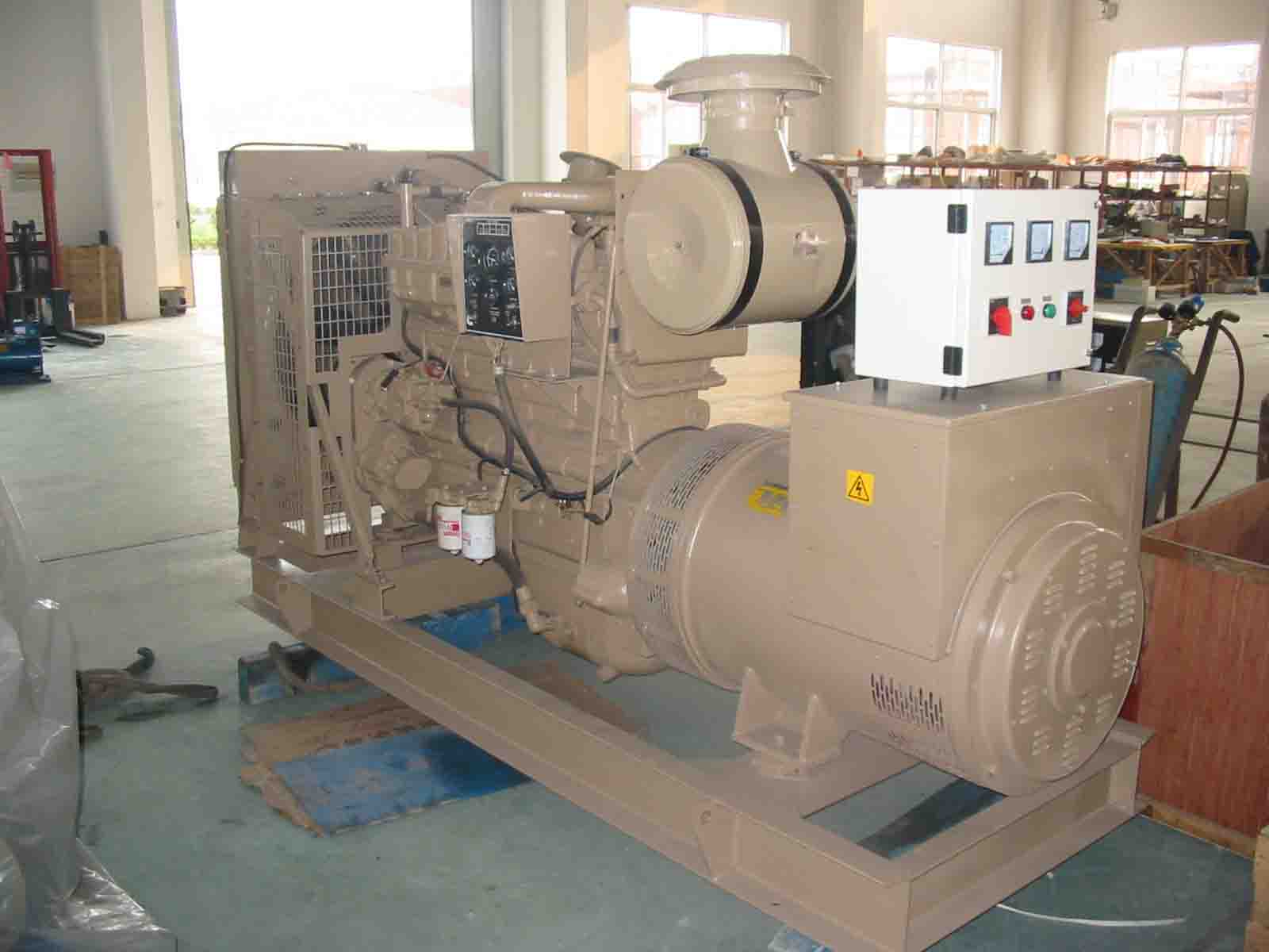 国产250kW发电机组在输出为空时不能关闭